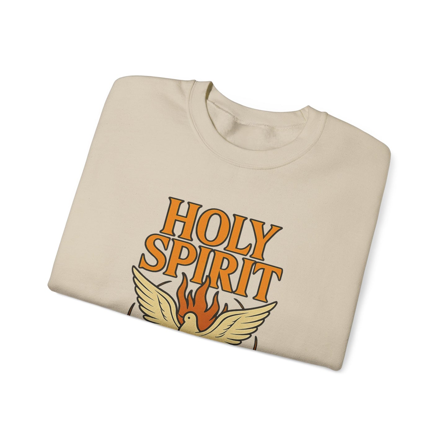 Holy Spirit Activate Crewneck Sweatshirt | Unisex Pullover | Cozy Faith-Based Apparel | Inspirational Gift | Spiritual Wardrobe