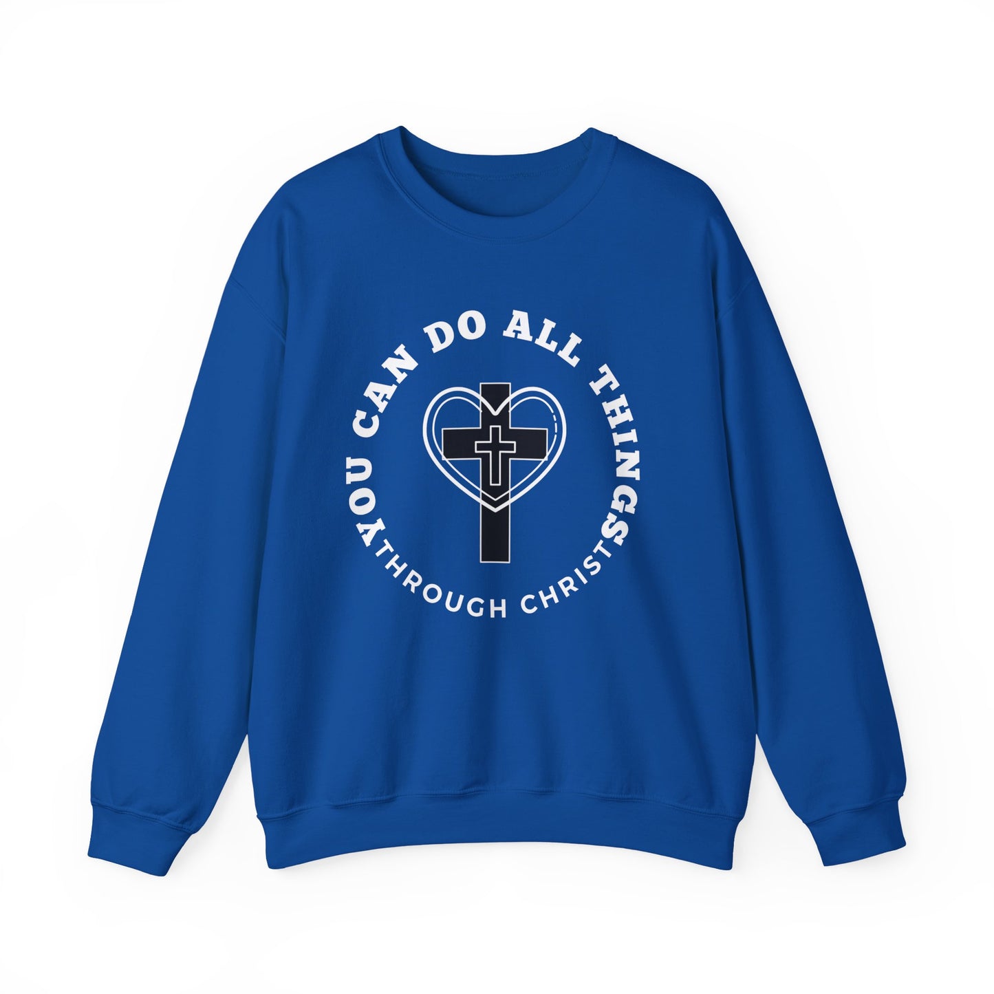 All Things Through Christ Unisex Heavy Blend™ Crewneck Sweatshirt