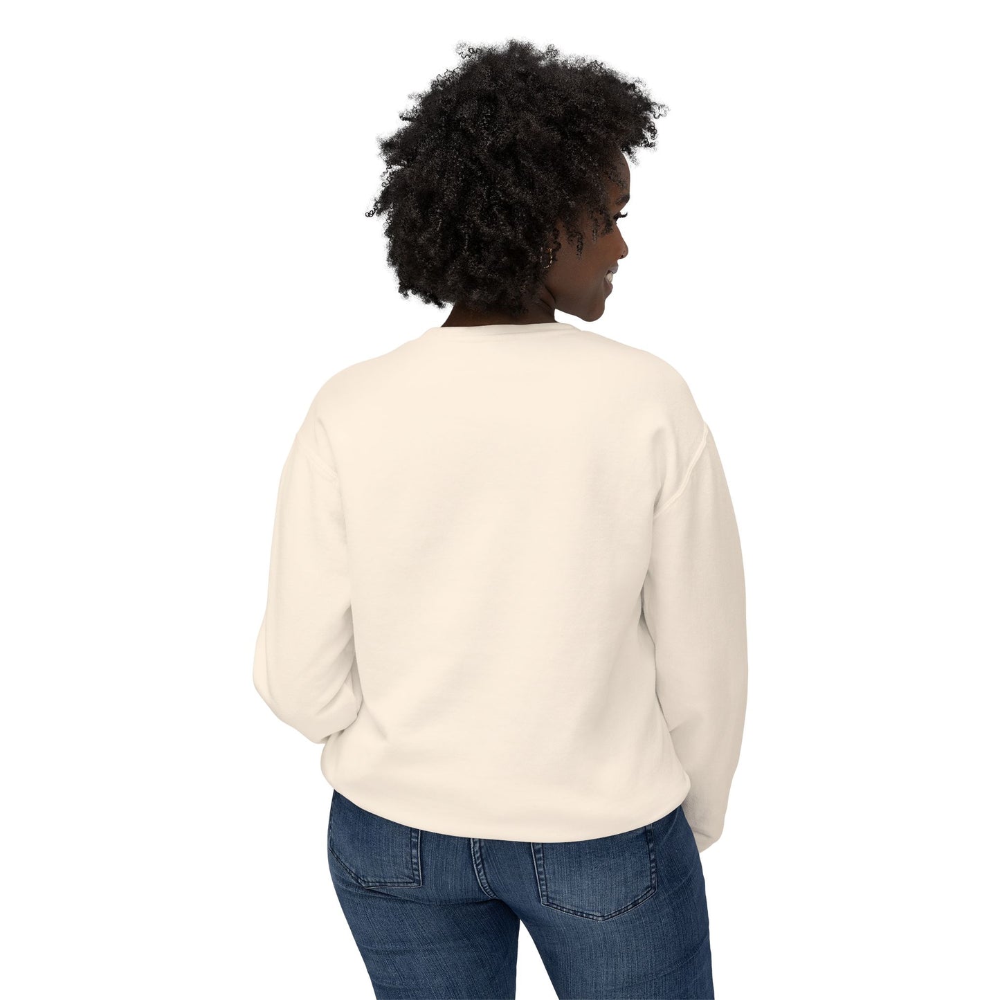 Ave Maria Unisex Lightweight Crewneck Sweatshirt - Perfect for Faithful Everyday Wear, Church Events, Religious Gifts, Cozy Casual Style