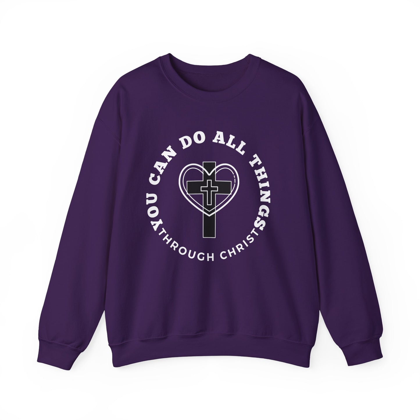 All Things Through Christ Unisex Heavy Blend™ Crewneck Sweatshirt