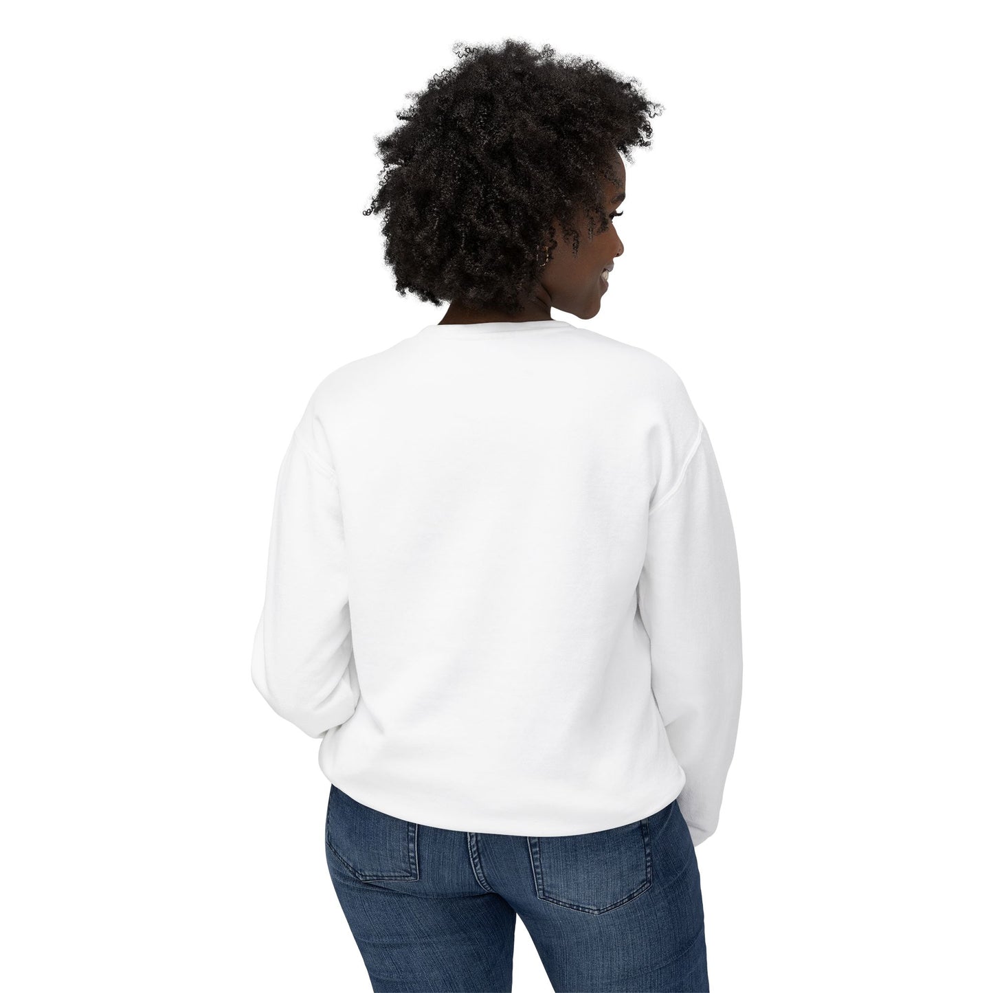 Ave Maria Unisex Lightweight Crewneck Sweatshirt - Perfect for Faithful Everyday Wear, Church Events, Religious Gifts, Cozy Casual Style