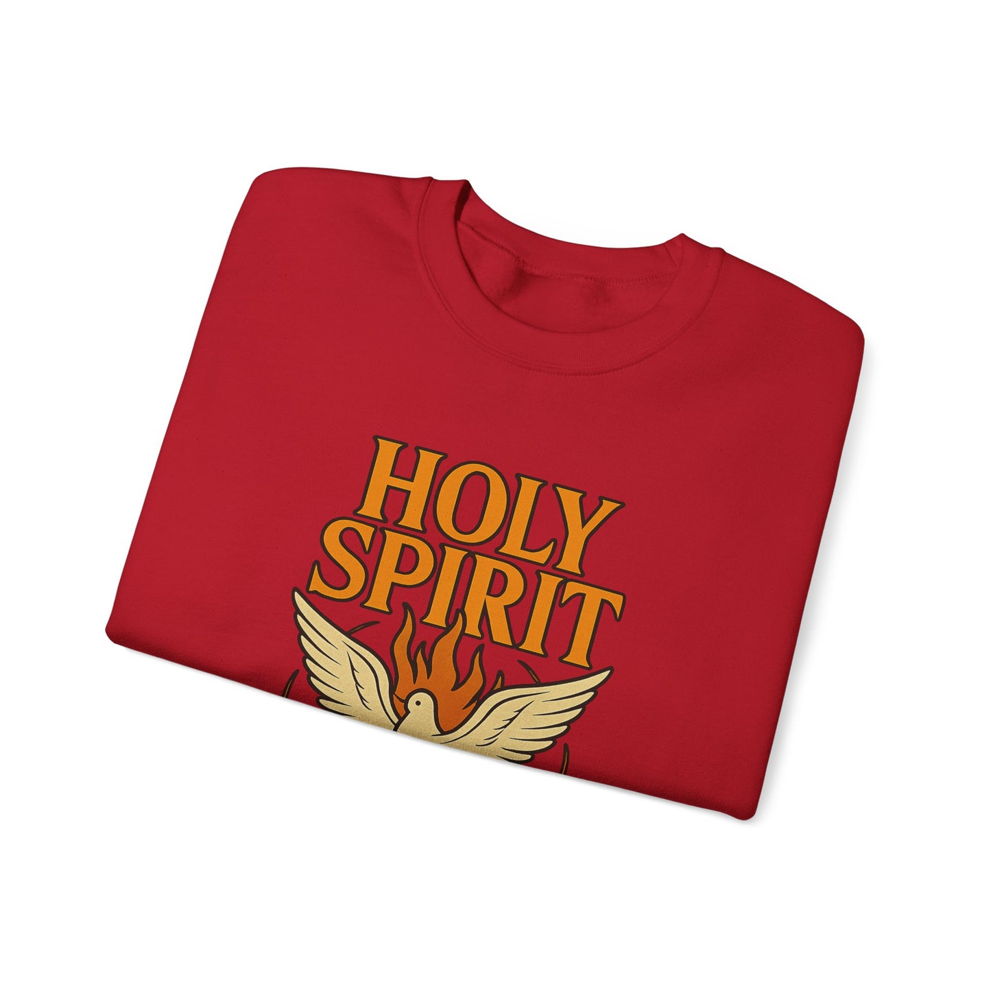 Holy Spirit Activate Crewneck Sweatshirt | Unisex Pullover | Cozy Faith-Based Apparel | Inspirational Gift | Spiritual Wardrobe