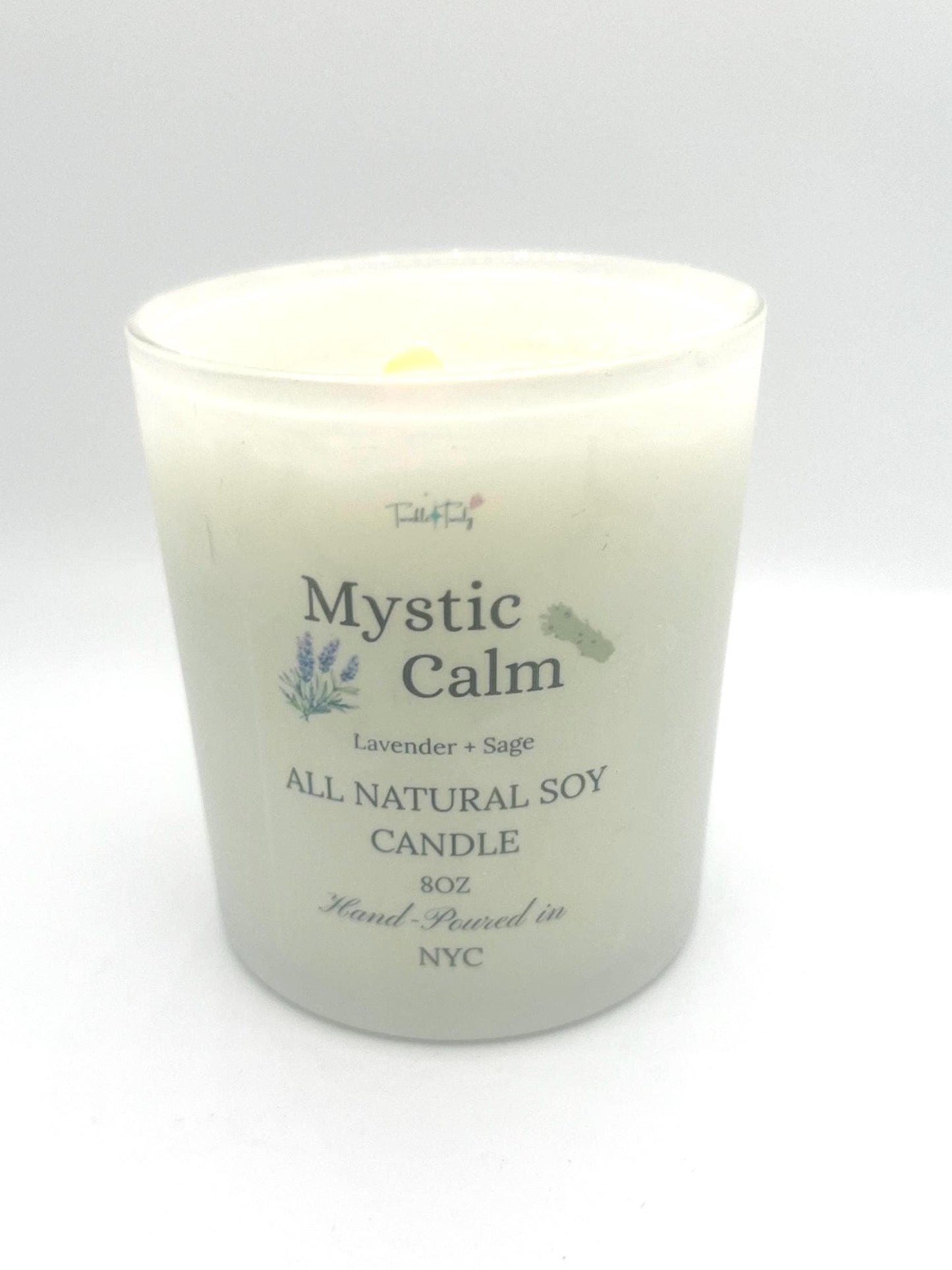 100% Soy All Natural Candle 8oz – Soy Wax Aromatherapy – Calming Scented - Mood Lifting – Self Care Gift – Handmade by Twinkle Twirly NYC