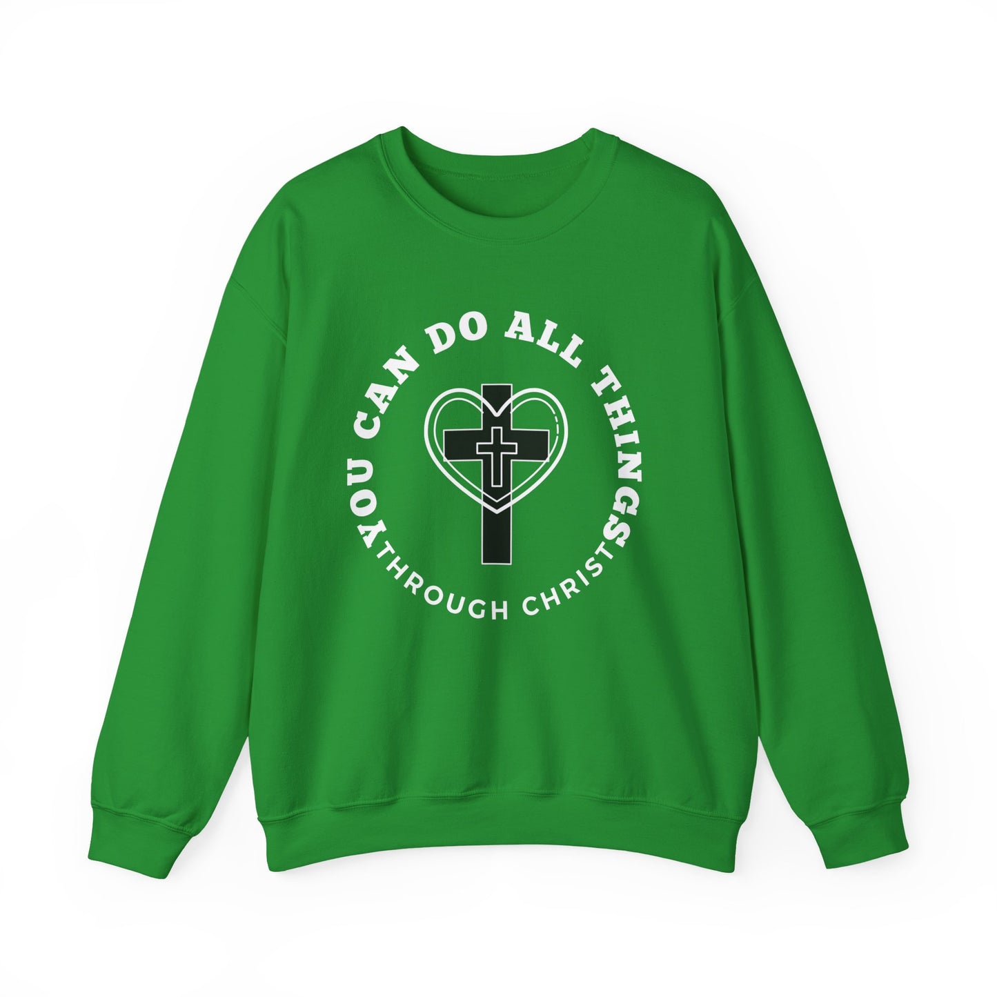 All Things Through Christ Unisex Heavy Blend™ Crewneck Sweatshirt