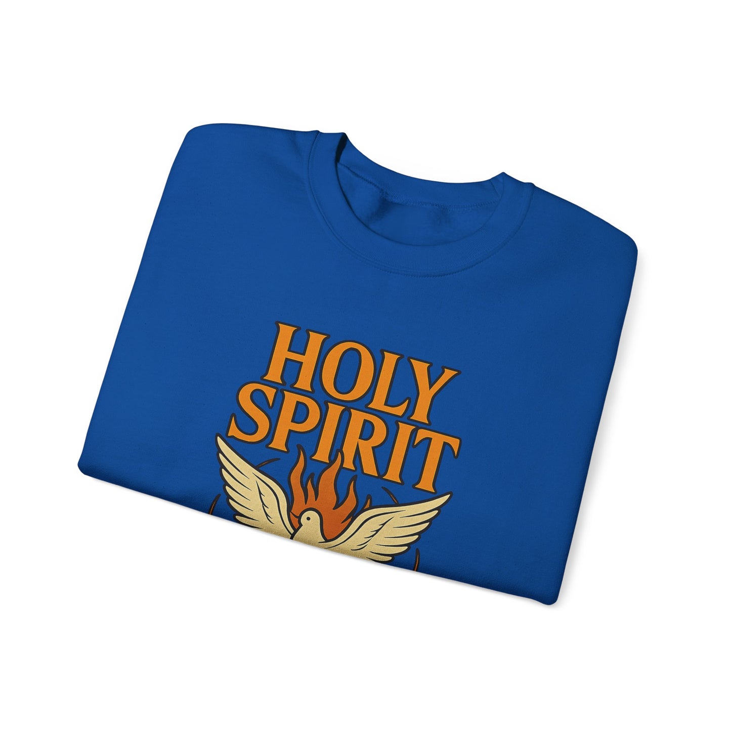 Holy Spirit Activate Crewneck Sweatshirt | Unisex Pullover | Cozy Faith-Based Apparel | Inspirational Gift | Spiritual Wardrobe