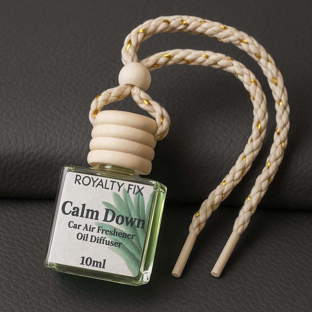 Car & Mini Home Diffuser | Essential Oil Air Freshener | Long Lasting Natural Scent | Handmade Aromatherapy for Car, Closet, Room