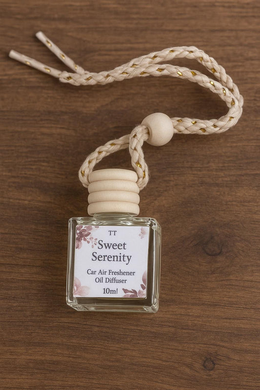 Car & Mini Home Diffuser | Essential Oil Air Freshener | Long Lasting Natural Scent | Handmade Aromatherapy for Car, Closet, Room