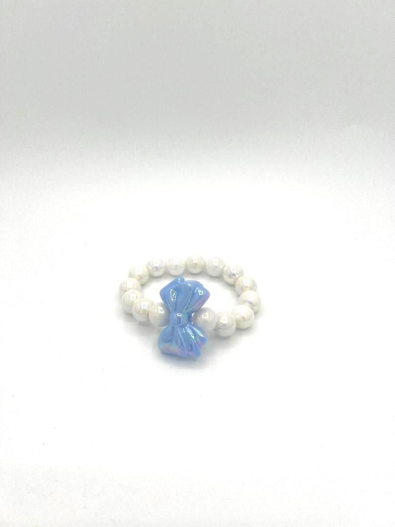 Adorable Bow Bracelet for Little Girls – Stretchy Beaded Gift for Toddlers & Kids – Gift Ideas for Girls, Dress-Up