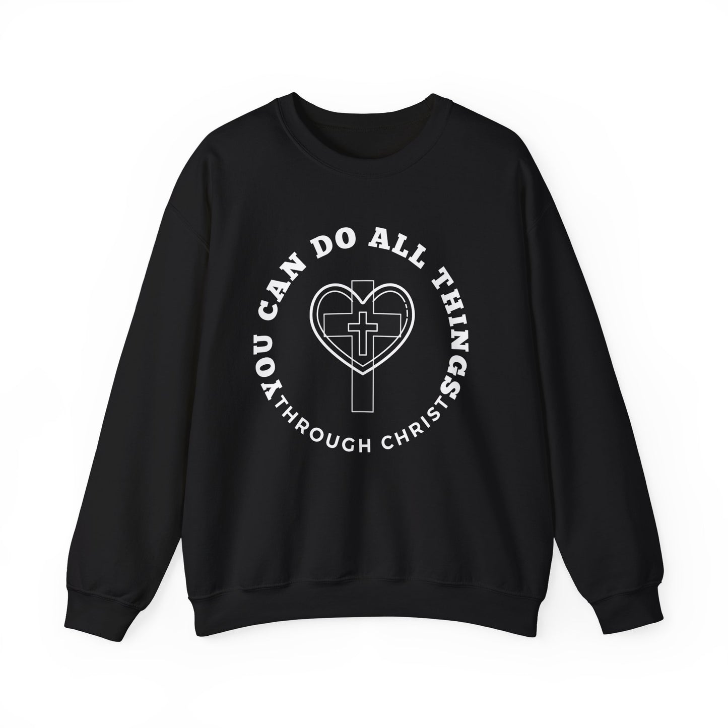 All Things Through Christ Unisex Heavy Blend™ Crewneck Sweatshirt
