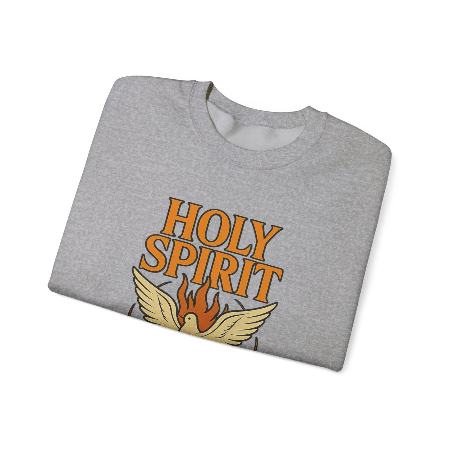 Holy Spirit Activate Crewneck Sweatshirt | Unisex Pullover | Cozy Faith-Based Apparel | Inspirational Gift | Spiritual Wardrobe