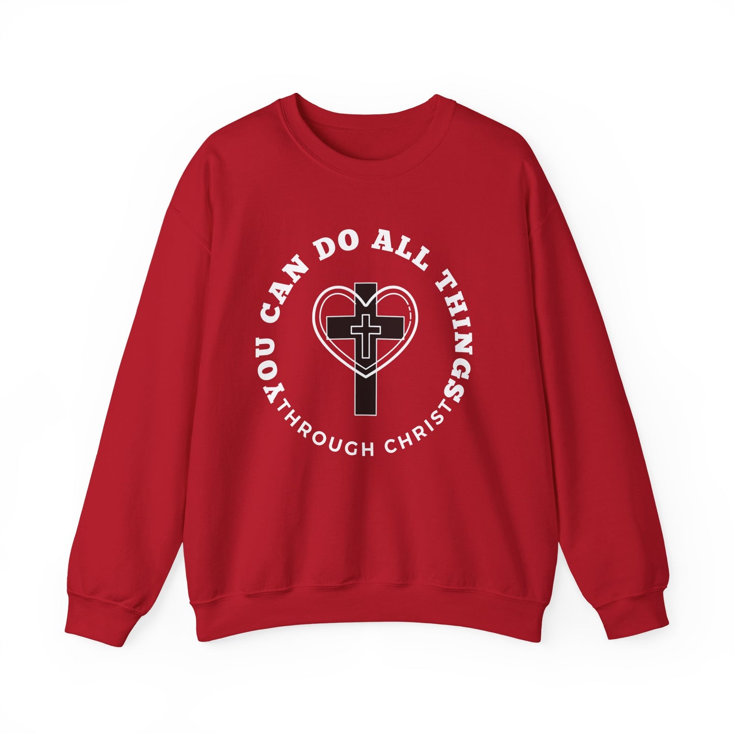 All Things Through Christ Unisex Heavy Blend™ Crewneck Sweatshirt
