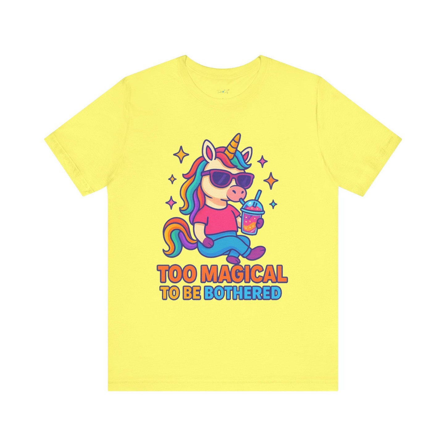 Magically Unbothered Tee, Cute Unicorn Shirt, Fun Graphic Tee, Gifts for Unicorn Lovers, Casual Wear, Everyday Style