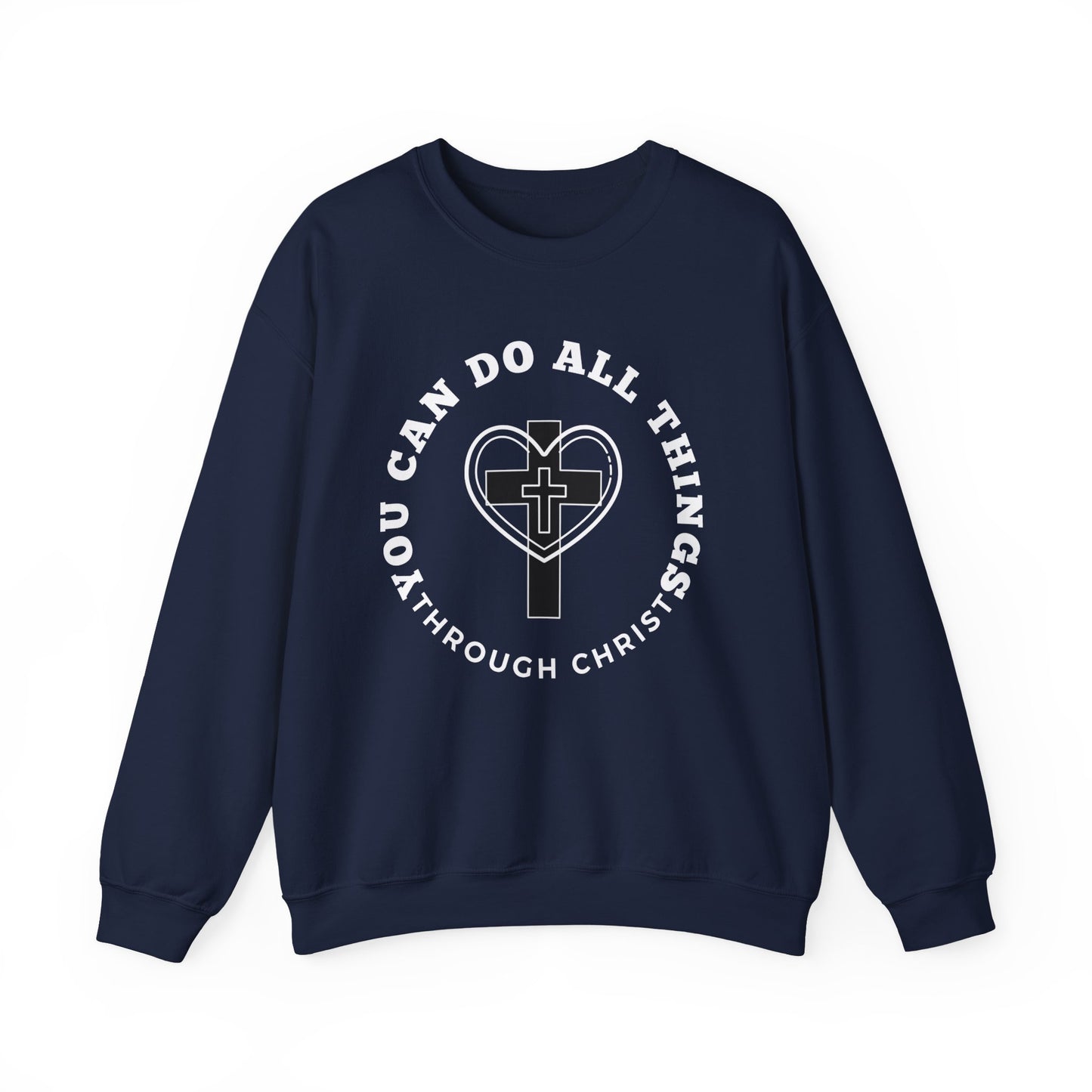 All Things Through Christ Unisex Heavy Blend™ Crewneck Sweatshirt