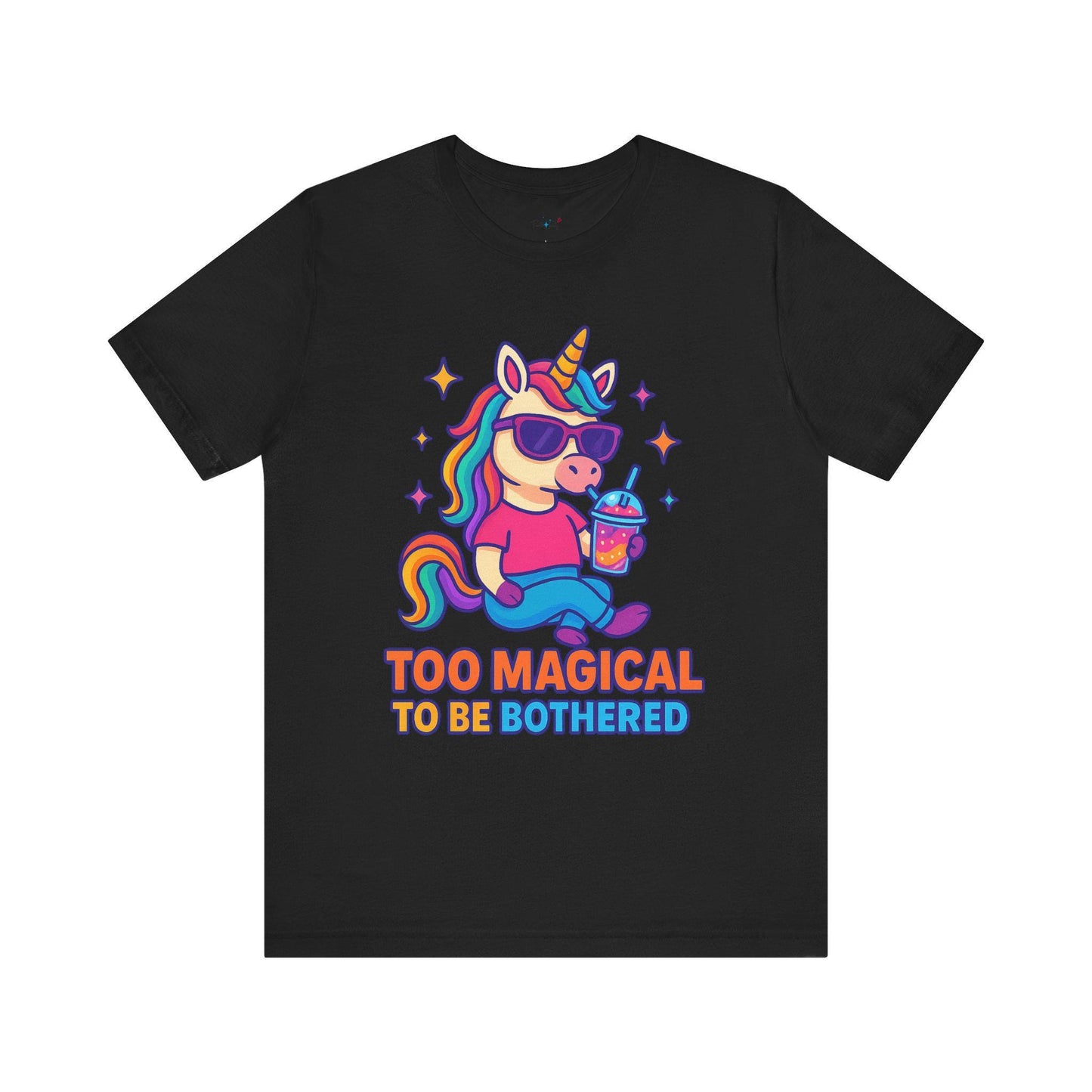 Magically Unbothered Tee, Cute Unicorn Shirt, Fun Graphic Tee, Gifts for Unicorn Lovers, Casual Wear, Everyday Style