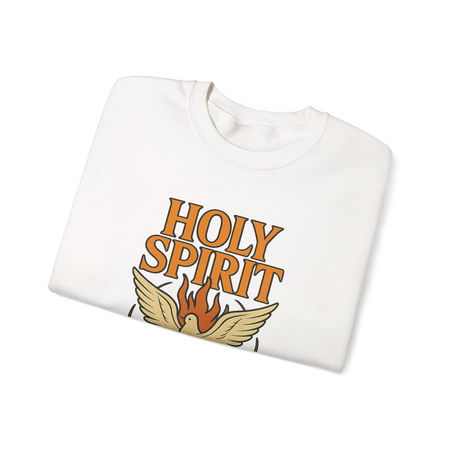 Holy Spirit Activate Crewneck Sweatshirt | Unisex Pullover | Cozy Faith-Based Apparel | Inspirational Gift | Spiritual Wardrobe