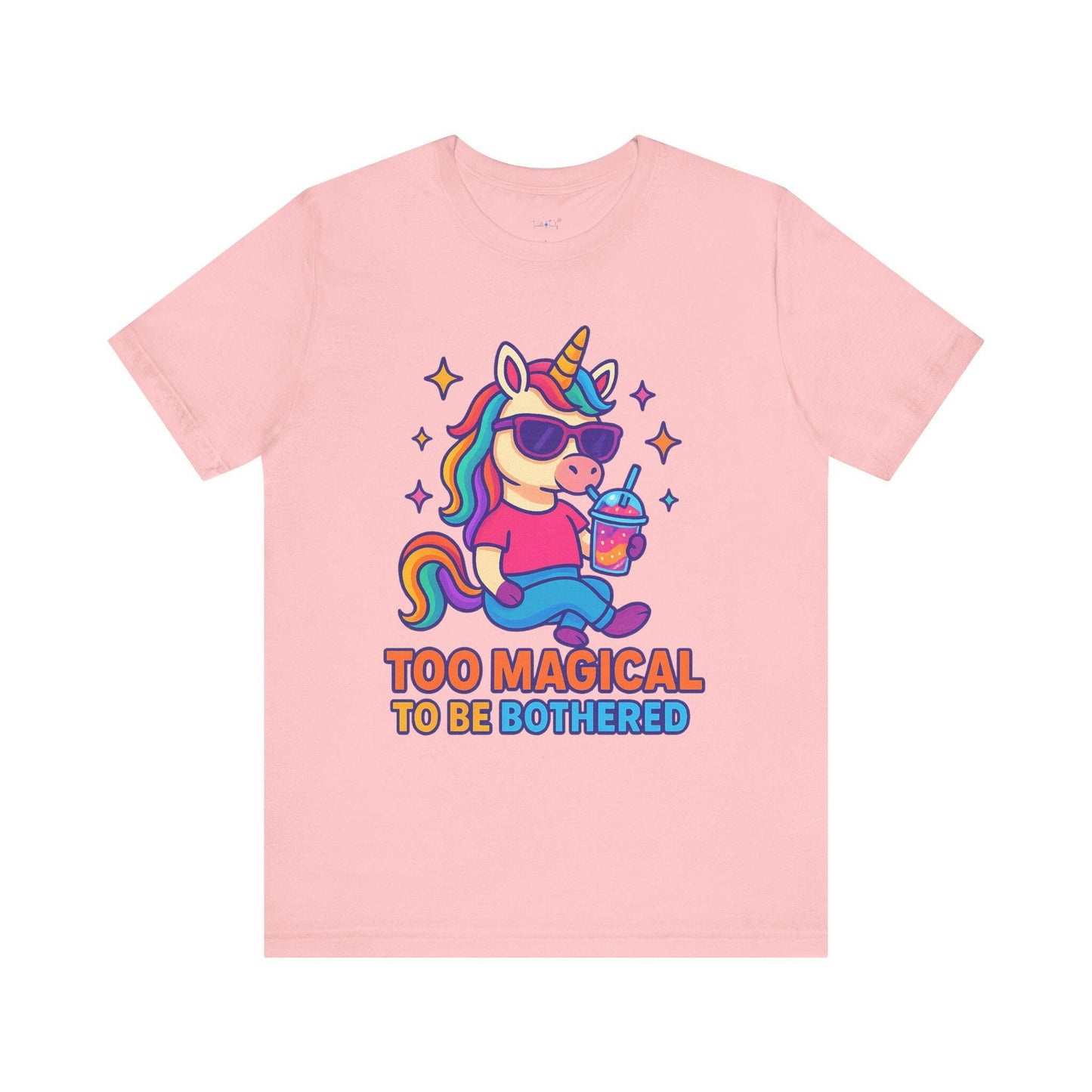 Magically Unbothered Tee, Cute Unicorn Shirt, Fun Graphic Tee, Gifts for Unicorn Lovers, Casual Wear, Everyday Style