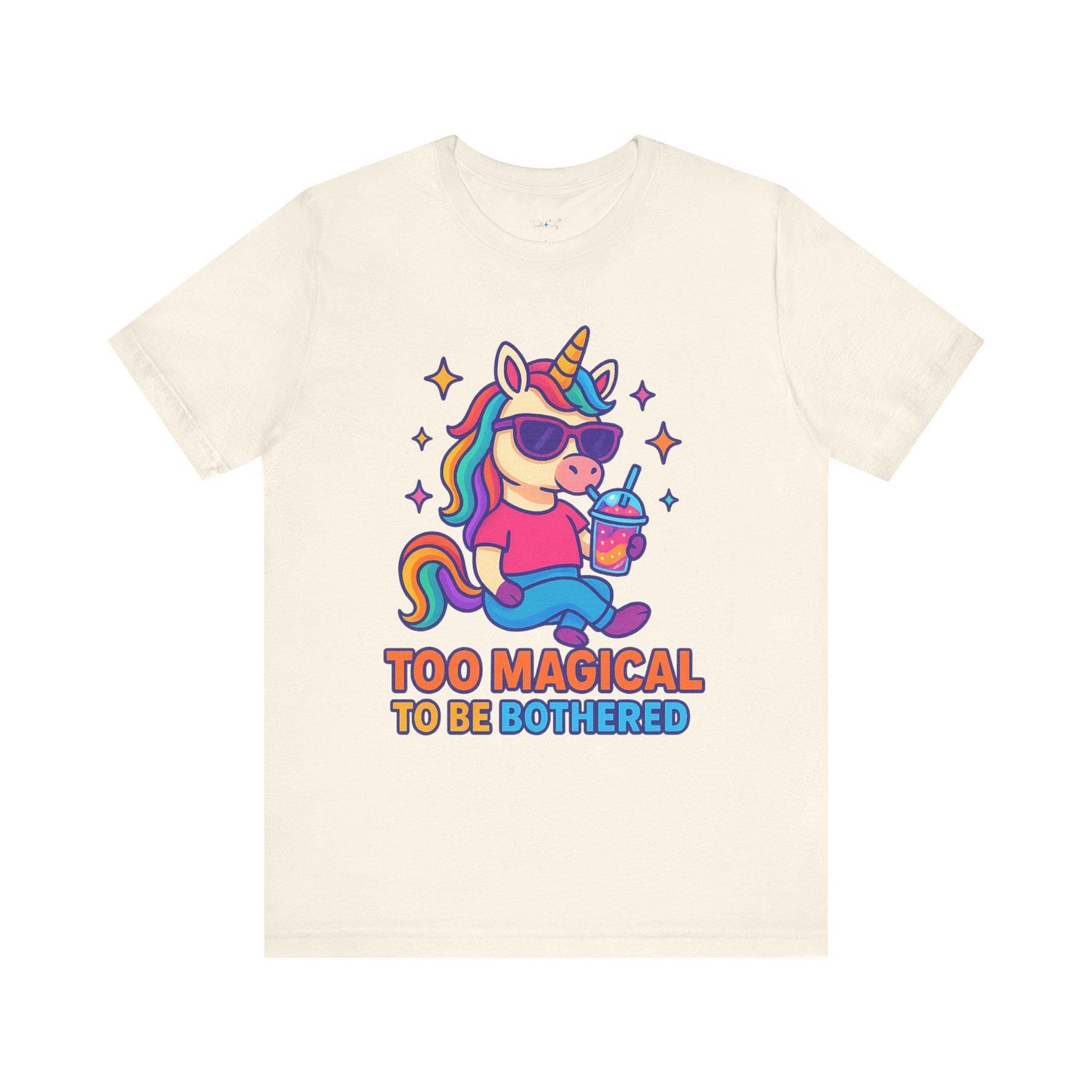 Magically Unbothered Tee, Cute Unicorn Shirt, Fun Graphic Tee, Gifts for Unicorn Lovers, Casual Wear, Everyday Style