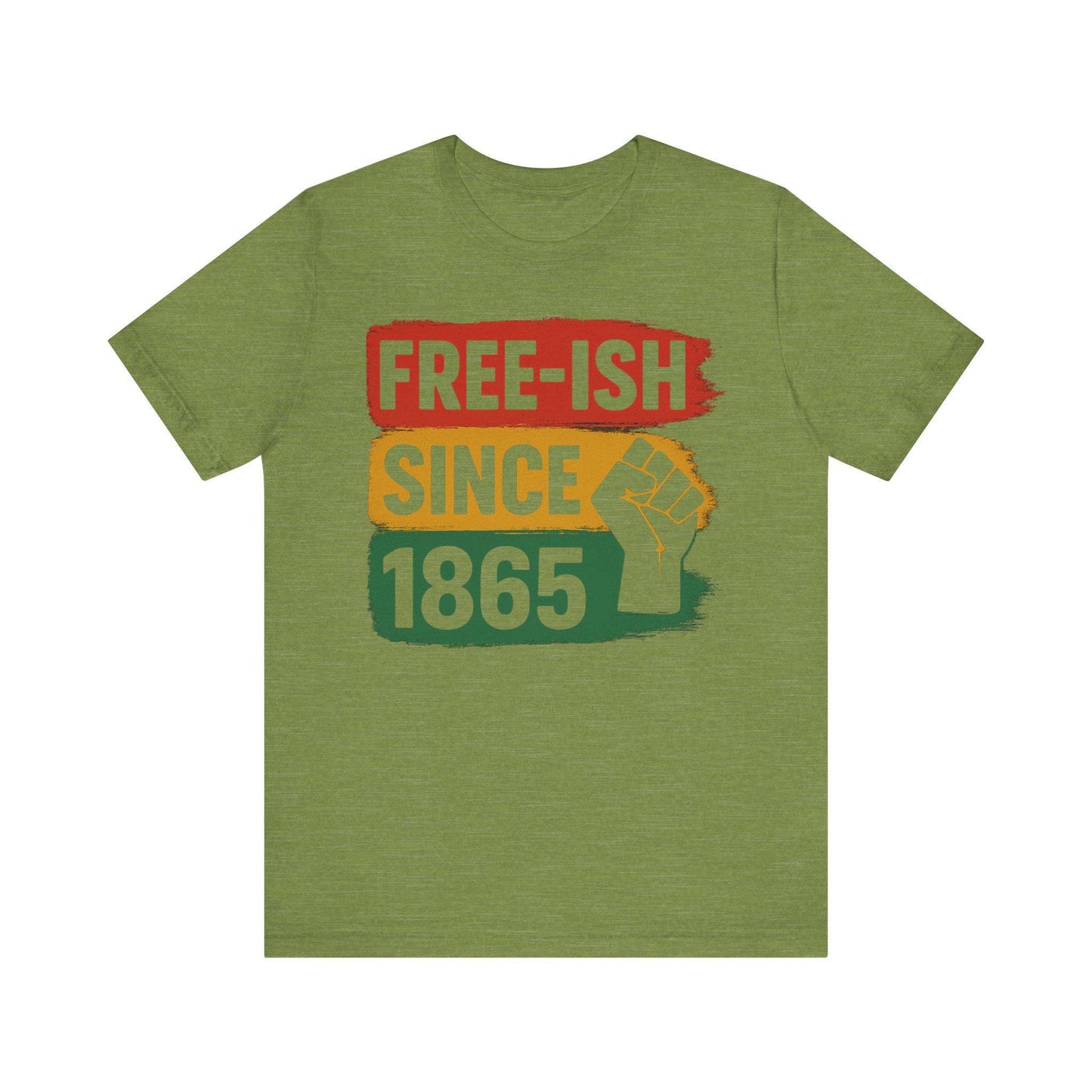Free-ish Since 1865 Juneteenth Shirt Black History Shirt African American Pride Tee Pan African Colors Unisex Tshirt Freedom Day